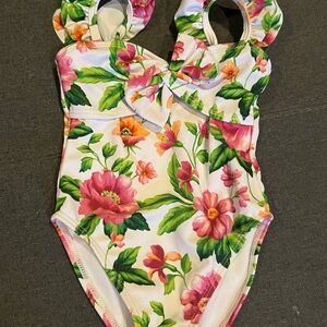 Janie and Jack Floral Baby Swimsuit